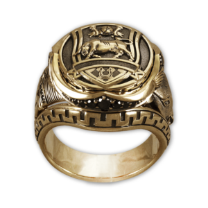 кольцо с эмблемой футбольного клуба